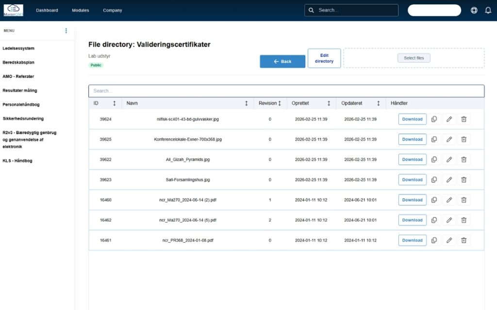 File management_MasterQMS